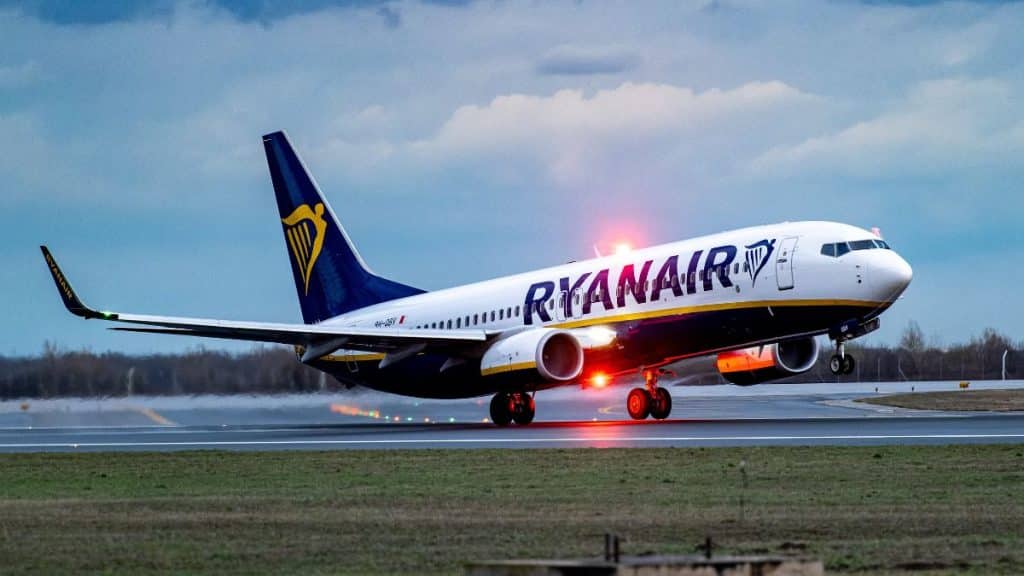 avión de ryanair