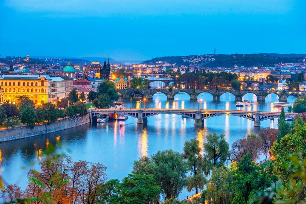 vistas de los puentes de vilna