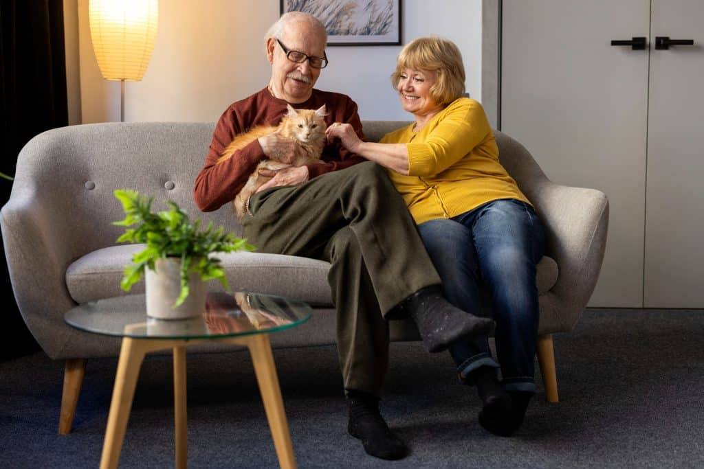 personas jubiladas en casa